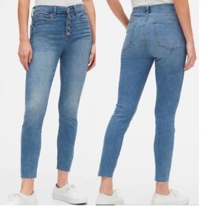 Gap Exposed Button Fly True Skinny Jeans 2 / 26